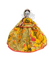 Кукла грелка на самовар и чайник "Маргарита" ручная работа 