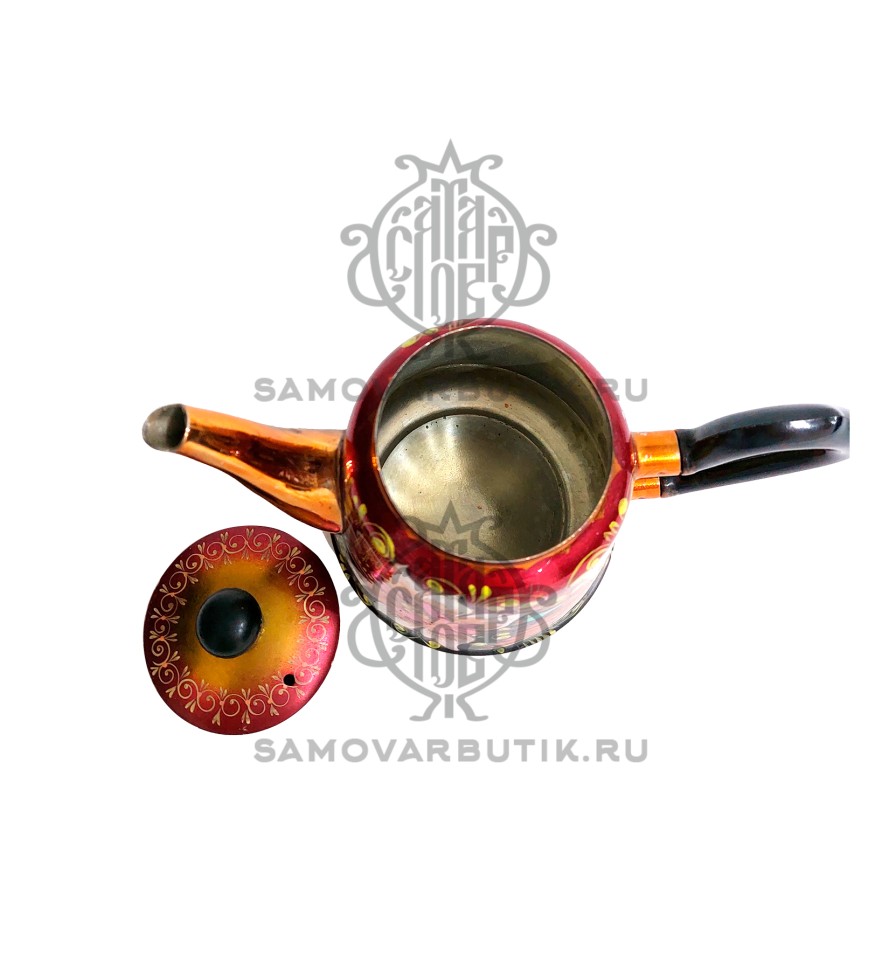 Чайник заварочный для самовара расписной СССР новый