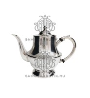 Чайник заварочный антикварный 1 литр серебрение