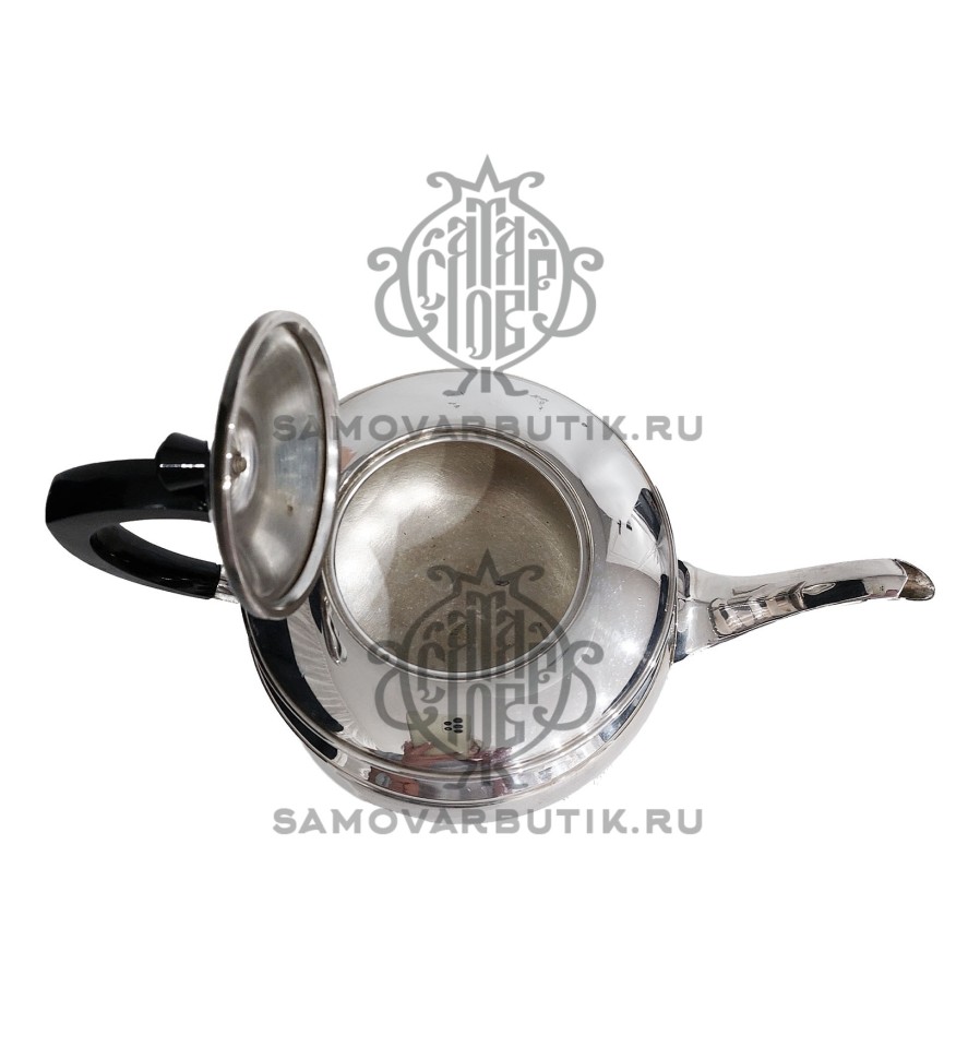 Чайник заварочный антикварный 1,2 литра серебрение