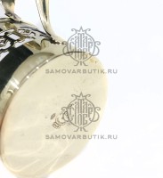 Подстаканник антикварный латунный "Fraget"