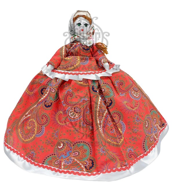 Кукла грелка на самовар и чайник "Василиса" ручная работа