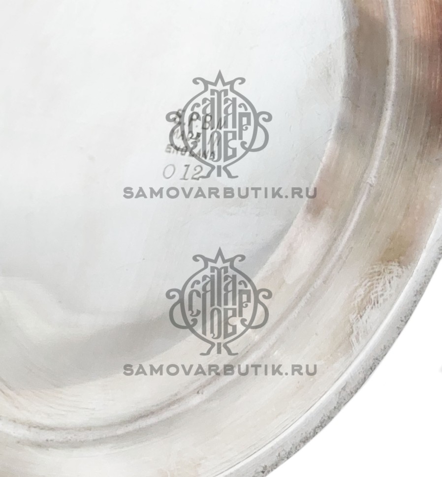 Чайник заварочный антикварный 1,2 литра серебрение 