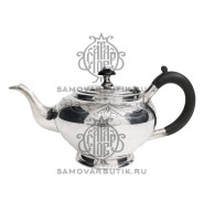 Чайник заварочный антикварный 1,2 литра серебрение 