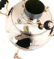 Самовар антикварный на дровах "Шар" 3 литра Н. А. Воронцова латунный люкс
