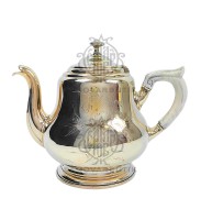 Чайник латунный антикварный. Еврoпа, началo XX вeкa.