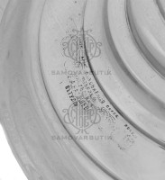 Самовар антикварный на дровах "Банка" с медалями в никеле Е, А. Баташев