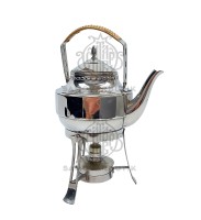 Бульотка старинная новая в серебрении 1,2 литра