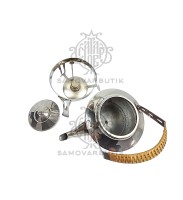 Бульотка старинная новая в серебрении 1,2 литра