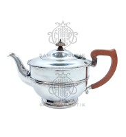 Чайник заварочный антикварный 1,2 литра серебрение Mr V.S. Johnson