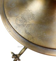 Самовар антикварный на дровах "Банка"  с медалями в патине И.Н. Шерлаимова 8 литров