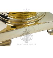 Самовар старинный на дровах "Банка" с медалями Бр. Шемариных с вислыми ручками 5,5 литров