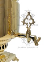 Самовар старинный на дровах "Банка" с медалями Бр. Шемариных с вислыми ручками 5,5 литров