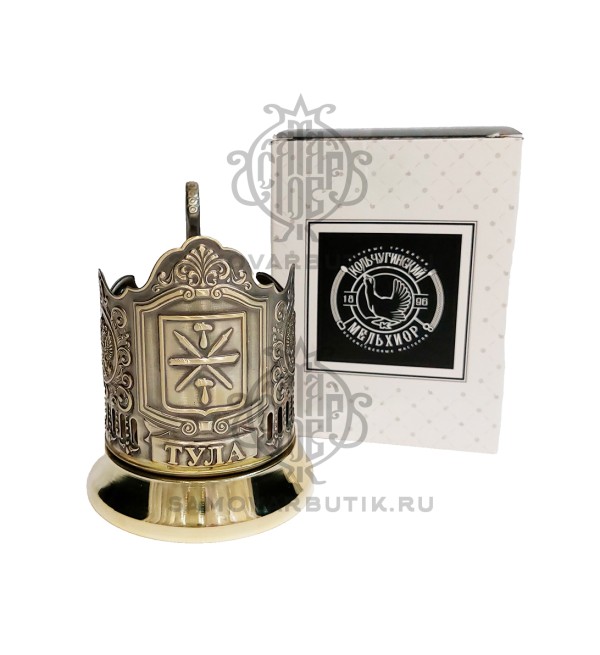 Подстаканник латунный "Тула" 