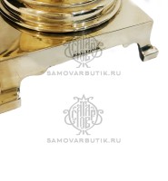 Самовар антикварный на дровах "Банка" 3,5 литра И.Г. Баташева латунный премиум